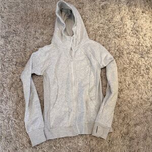 Gray Women's Zip-Up Hoodie